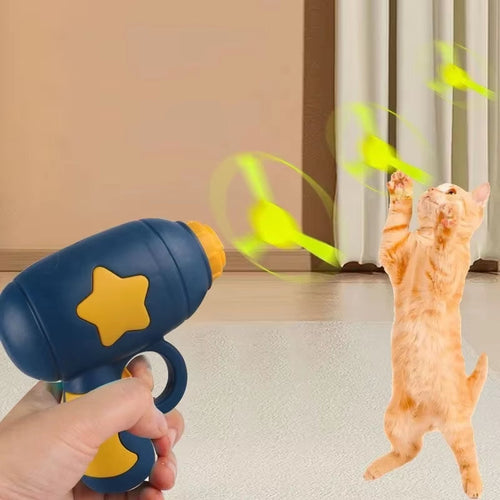 Catapult Your Cat's Fun with the Interactive Cat Toy Launcher Set!