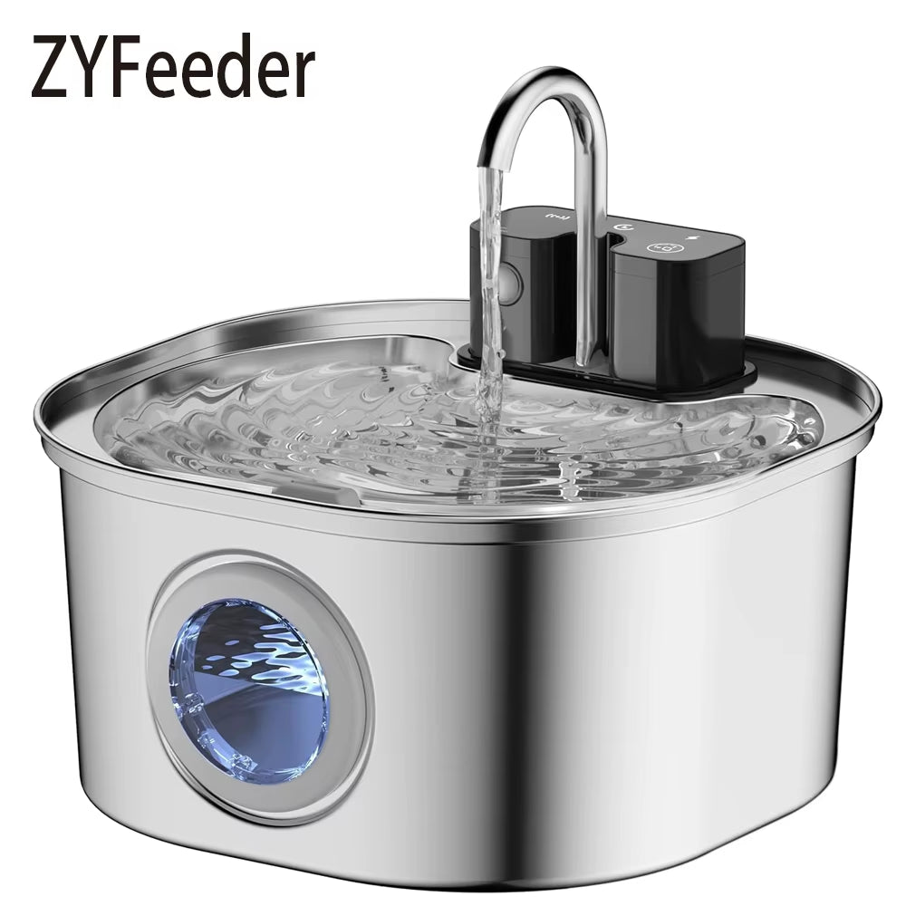 Automatic Pet Water Feeder with Wireless Charging - Ideal for Cats, Dogs, and Small Animals